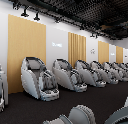 robotic zero-gravity full-body massage chairs